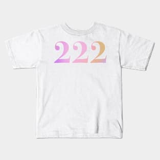 angel numbers 222 Kids T-Shirt